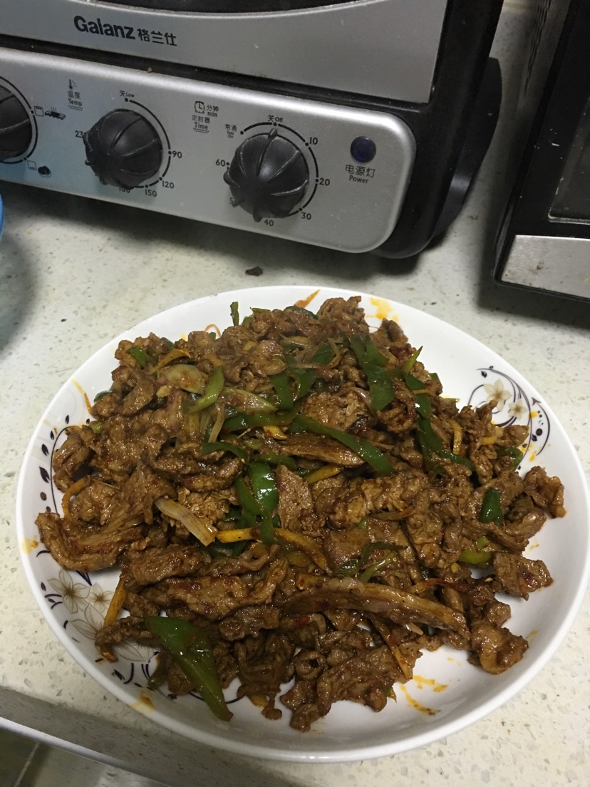 孜然炒羊肉的做法图解6