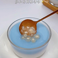 蝶豆花奶冻，好吃绝了！的做法图解6