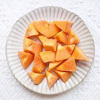 夏季美白养生减脂甜品——木瓜银耳炖牛奶#中小学生做饭指南#的做法图解3