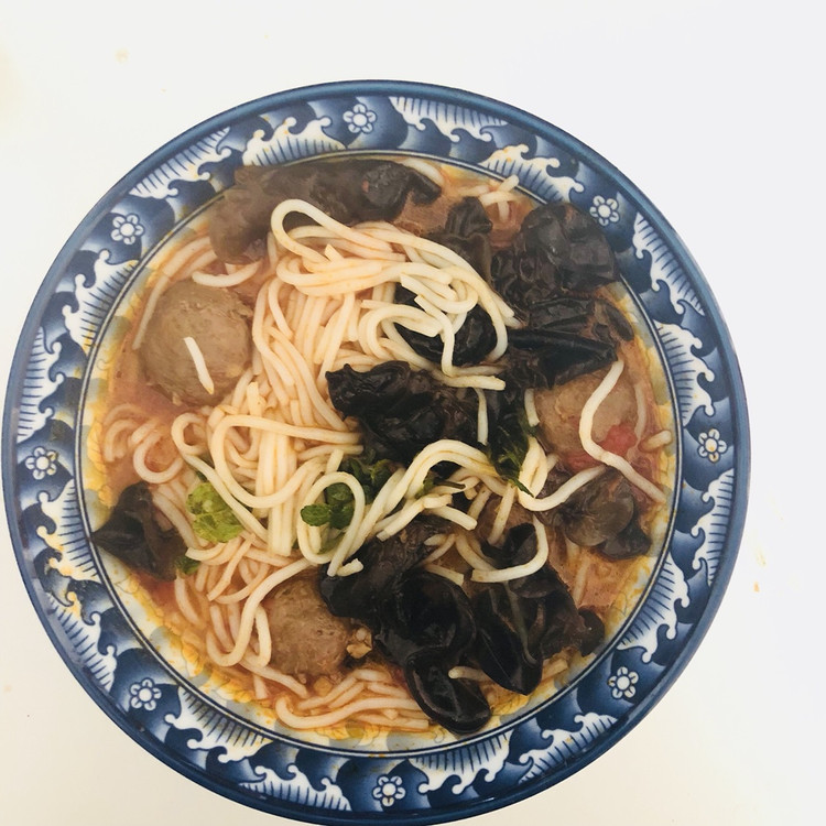 番茄丸子米线的做法