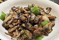 香煎蘑菇肉片的做法