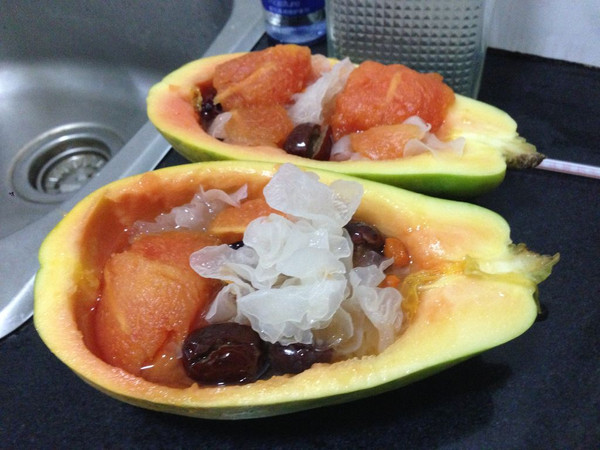 木瓜红枣木耳汤