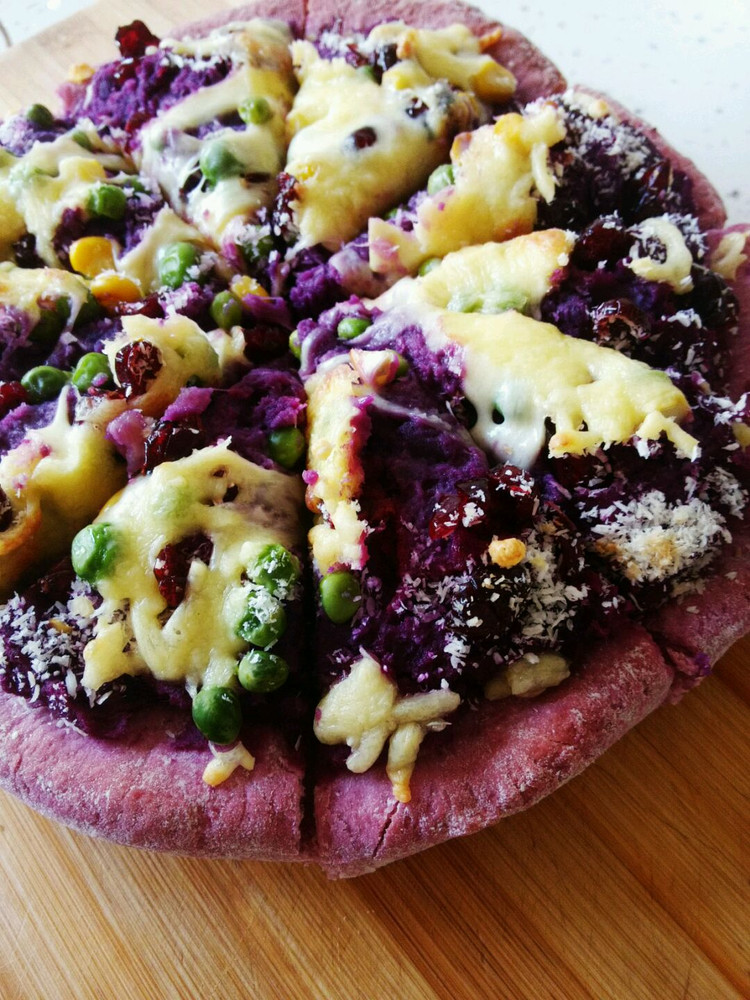 紫薯披萨的做法