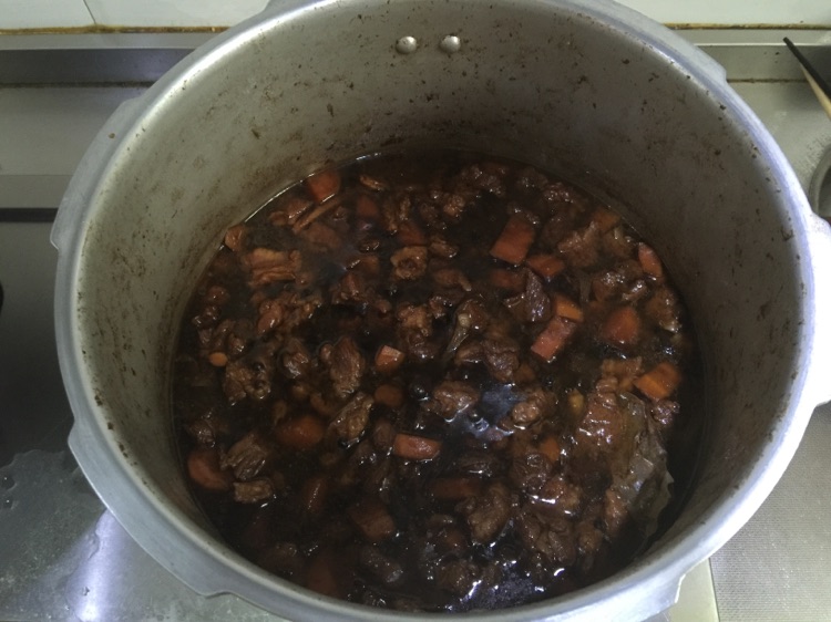 羊肉卤刀削面的做法图解7