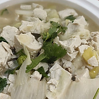 #开启冬日滋补新吃法#冻豆腐五花肉炖白菜，就是这个味儿的做法图解17