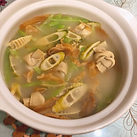 春天的味道－腌笃鲜 春笋咸肉百叶结的做法图解5