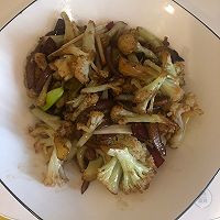 干煸花菜的做法图解4