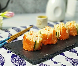 一口两世界 鱼籽酱越南春卷寿司的做法