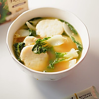 #精致一人食#松茸墨鱼饼汤的做法图解5