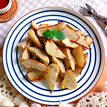 低卡零食#软糯焦香的蜜汁烤芋头