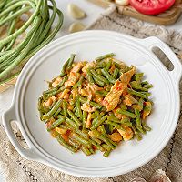 #浪漫七夕 共度“食”光#西红柿豆角炒肉的做法图解5