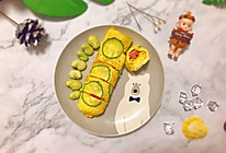 ㊙️传统日式料理改良版--芝士火腿厚蛋烧的做法