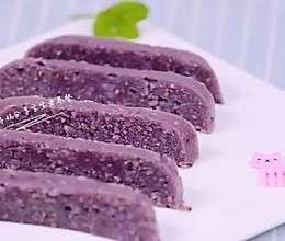 无油无糖，细腻软糯——紫薯米糕的做法