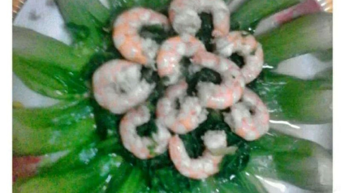 小油菜炒大虾