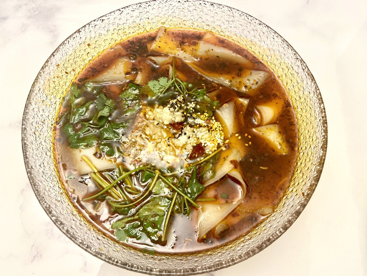 美味酸辣宽粉的做法