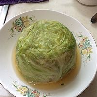 圆白菜扣肉的做法图解7