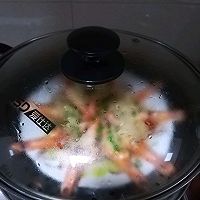 蒜蓉粉丝蒸大虾的做法图解9