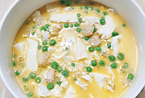 #餐桌上的春日限定#翡翠金汤豆腐-增鲜咸蛋黄豆腐羹的做法