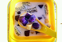 紫薯椰奶芋圆的做法