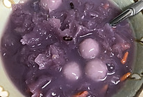 银耳紫薯甜汤的做法