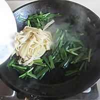 韭菜炒千张的做法图解4