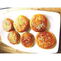 红豆馅芝麻南瓜饼的做法图解7