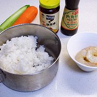 虾仁牛肉炒饭 | 打工人的快手饭的做法图解1