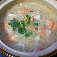 潮汕海鲜粥(砂锅粥)的做法图解6