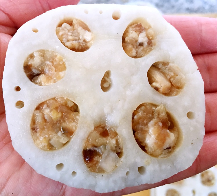 蒸藕夹的做法图解8