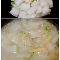 清新瘦身菜——虾皮毛豆烧冬瓜的做法图解3