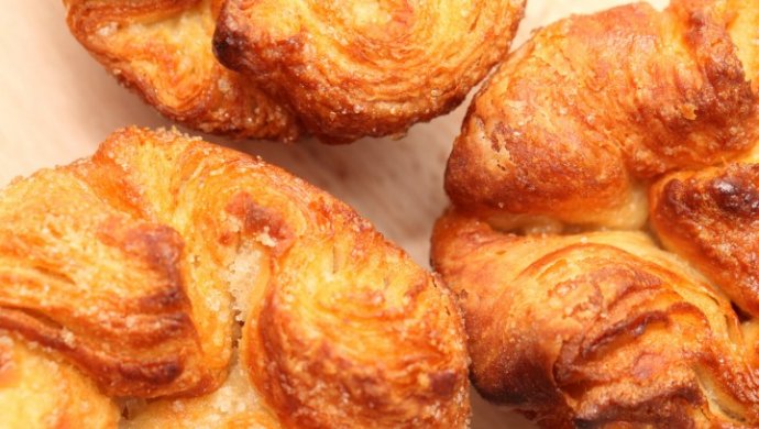 奶油酥饼kouign amann——丹麦开酥面团造型