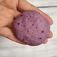 奶香紫薯芝麻糯米饼的做法图解8