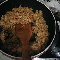酱油炒饭的做法图解4