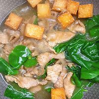 #流感季饮食攻略#鱼豆腐肉片河粉的做法图解8