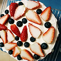 奶油蛋糕（草莓 OR 芒果 ）（8寸）-新手版的做法图解7