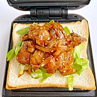 #舌尖上的端午#韩式烤肉三明治，简单又好吃的做法图解4
