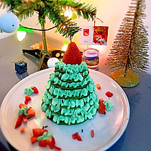 #网红美食我来做#圣诞树松饼
