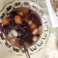 三色芋圆红豆西米糖水的做法图解13