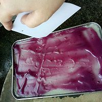 快手甜点——糯米紫薯卷的做法图解5