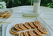 简单易做又好吃的双色饼干的做法