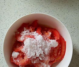 西红柿蜂蜜白糖的做法