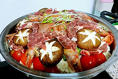 蒸汽火锅·过年大菜·原汁原味保留食材营养-蜜桃爱营养师私厨