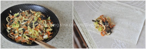 春节家宴必备菜--黄金炸春卷#金龙鱼外婆乡小榨菜籽油#的做法图解4