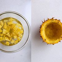 缤纷菠萝炒饭的做法图解2