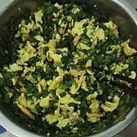 韭菜鸡蛋饺子的做法图解2