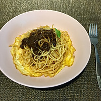 黑椒鸡蛋意大利面的做法图解4