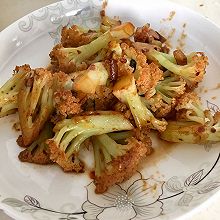 超简单的干锅花菜