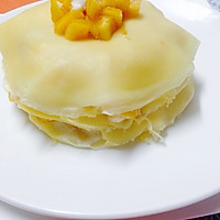 黄桃千层蛋糕（自制淡奶油版）的做法图解10