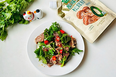 香菜拌牛肉
