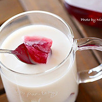 #轻饮蔓生活#喝出乐趣的蔓越莓果冻奶茶的做法图解8